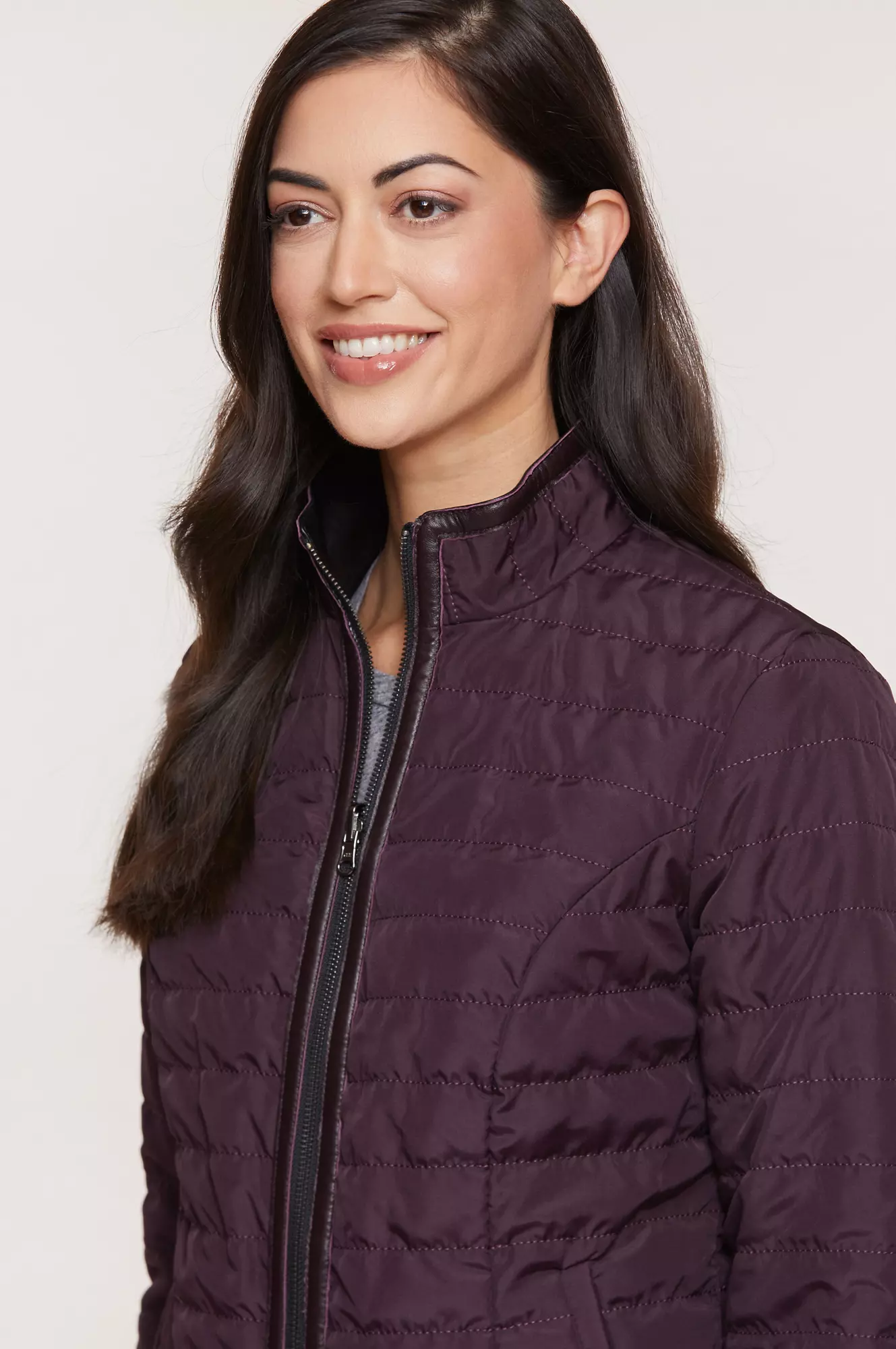 Kayla Reversible Goatskin Suede Leather Jacket