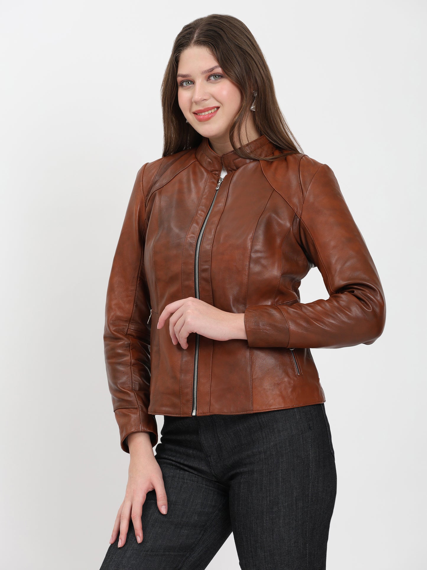 Cleopatra Classic Leather Jacket