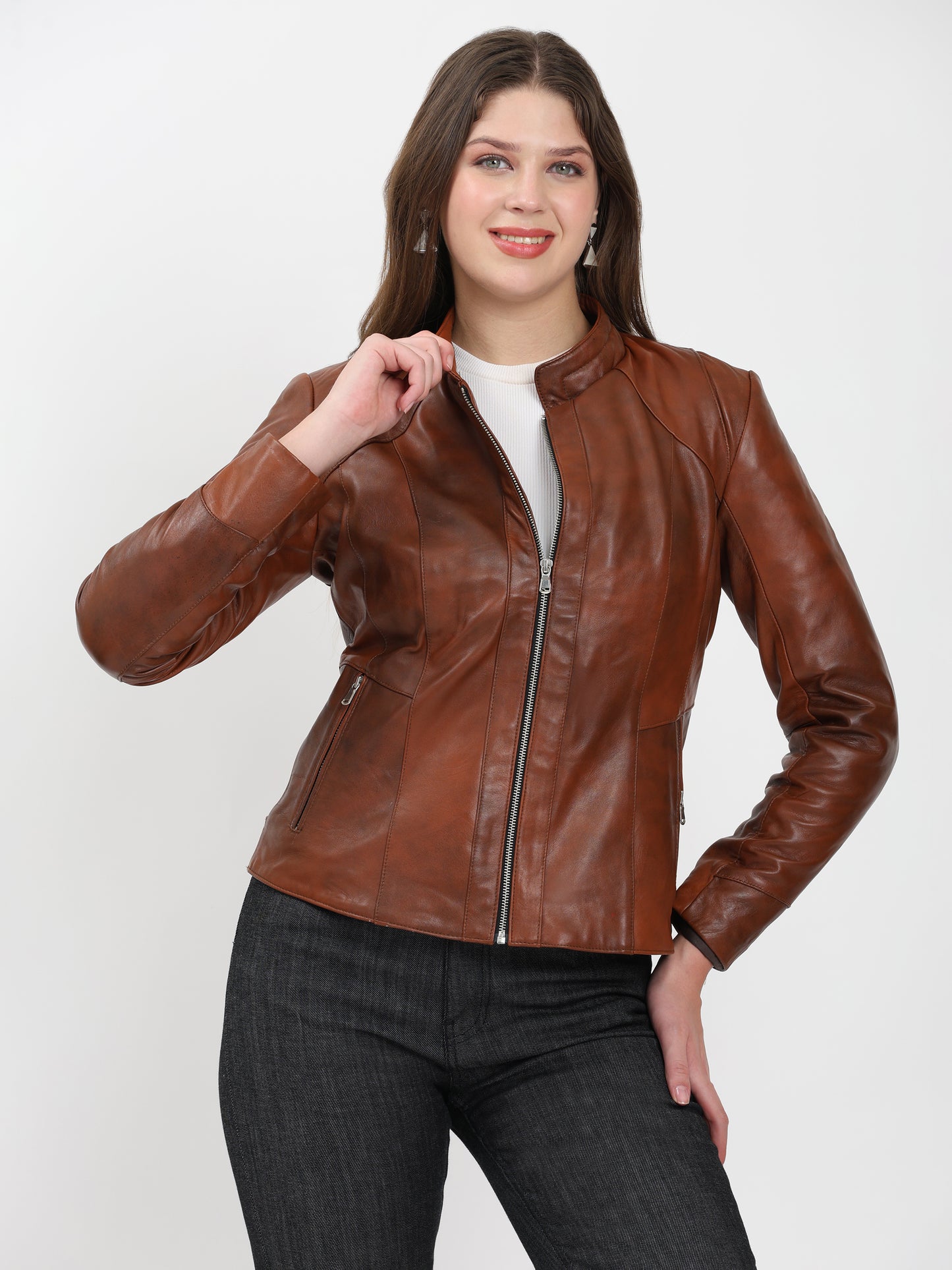 Cleopatra Classic Leather Jacket
