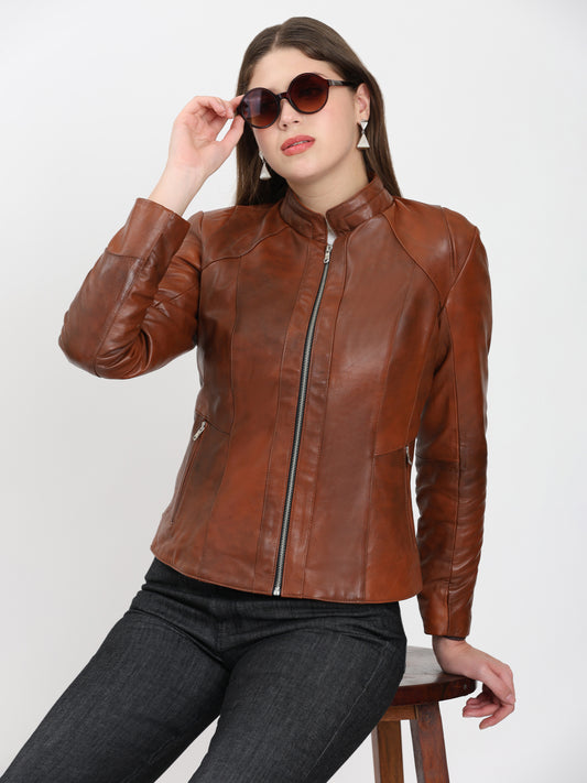 Cleopatra Classic Leather Jacket