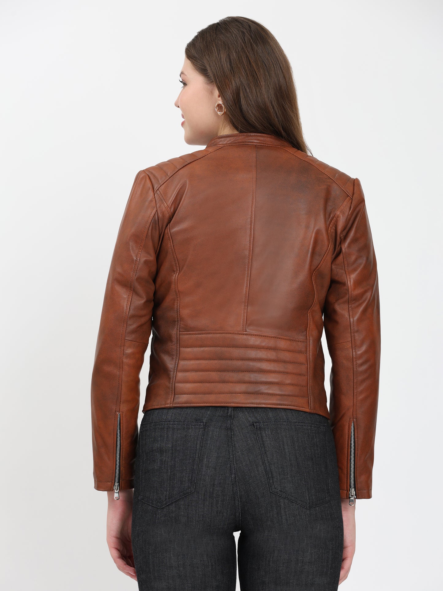 Élan Noir Classic Jacket – Antique Brown