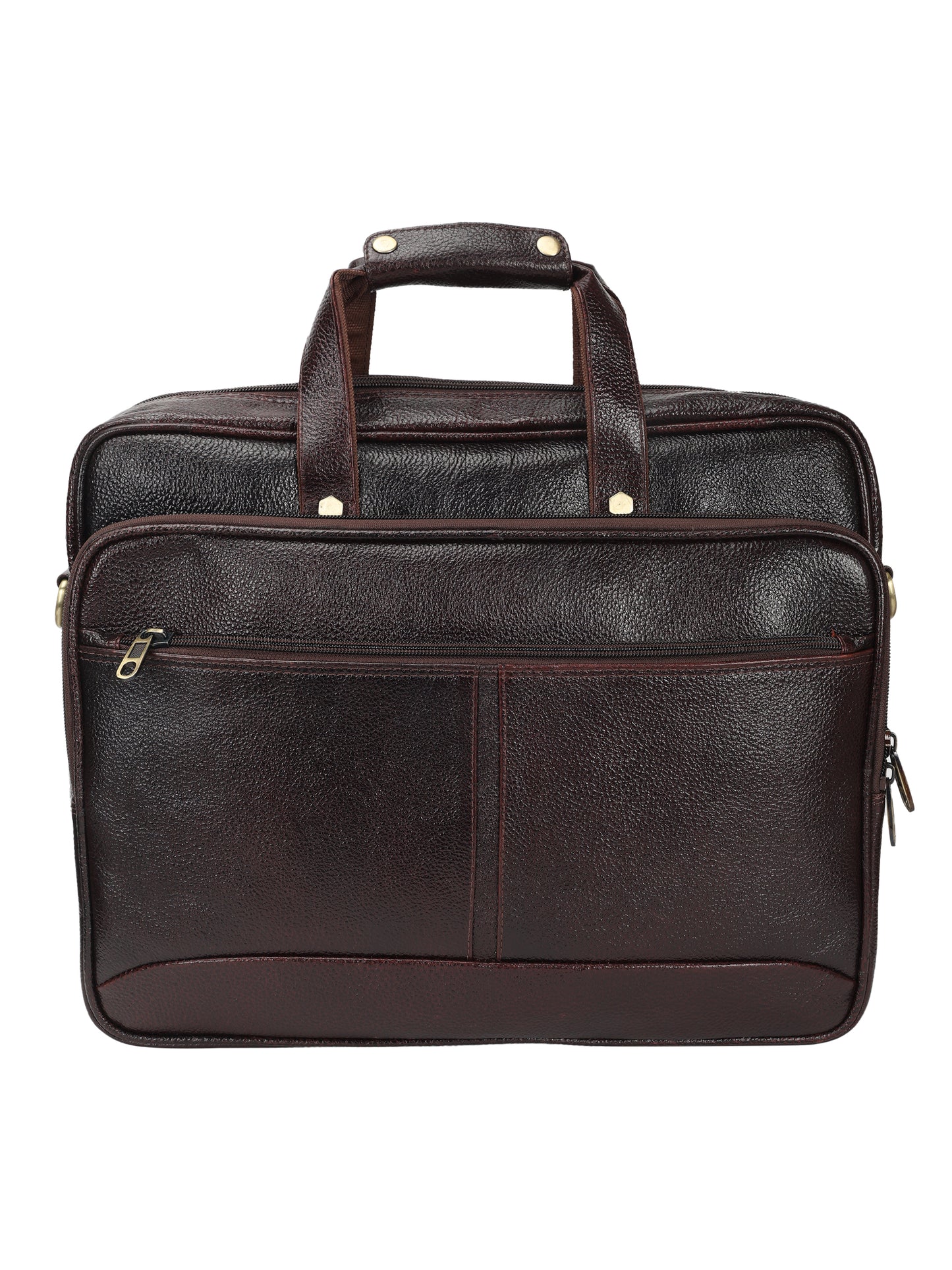 Heritage Leather Laptop Messenger Office Bag for - Brown