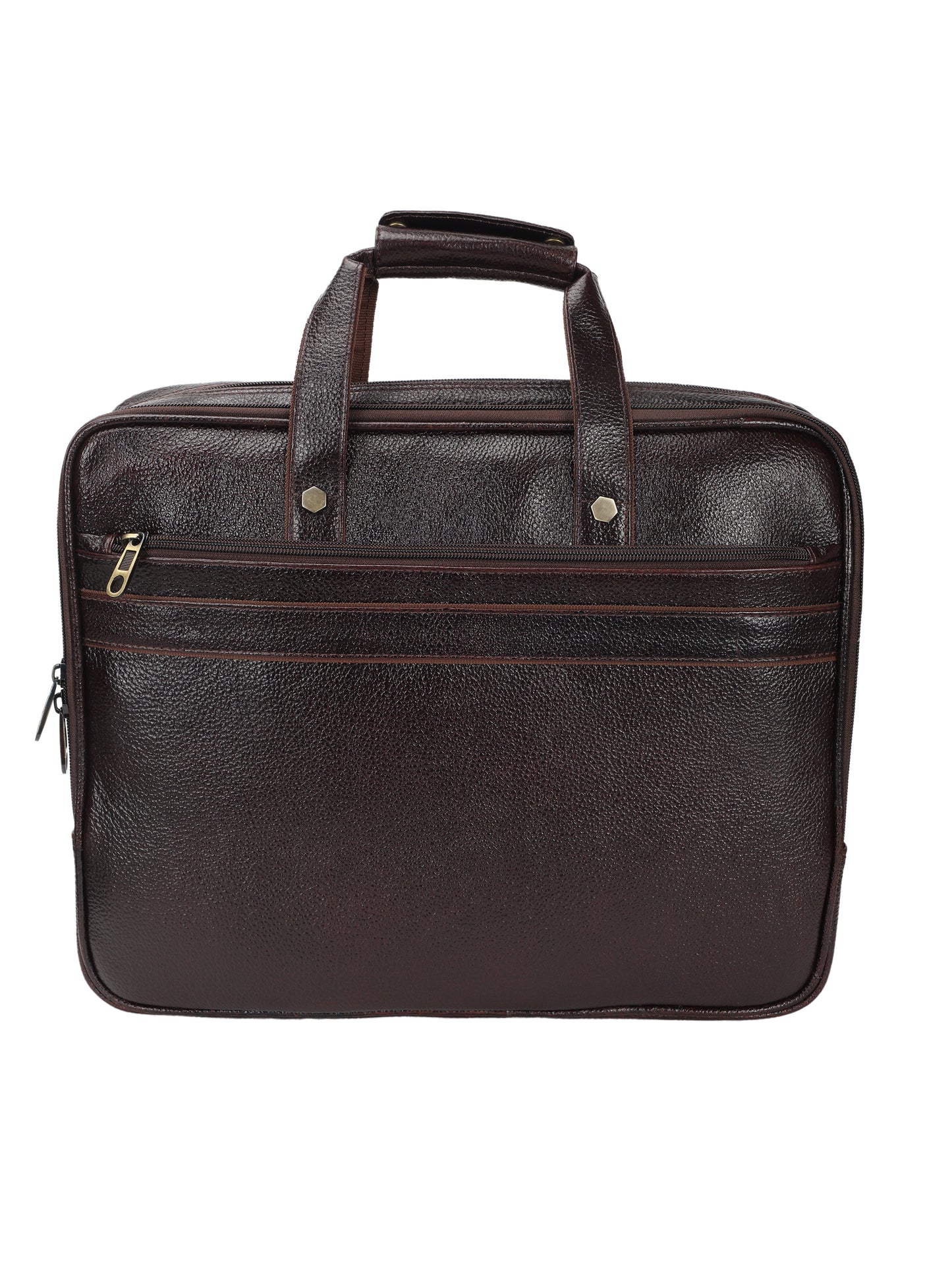 Heritage Leather Laptop Messenger Office Bag for - Brown
