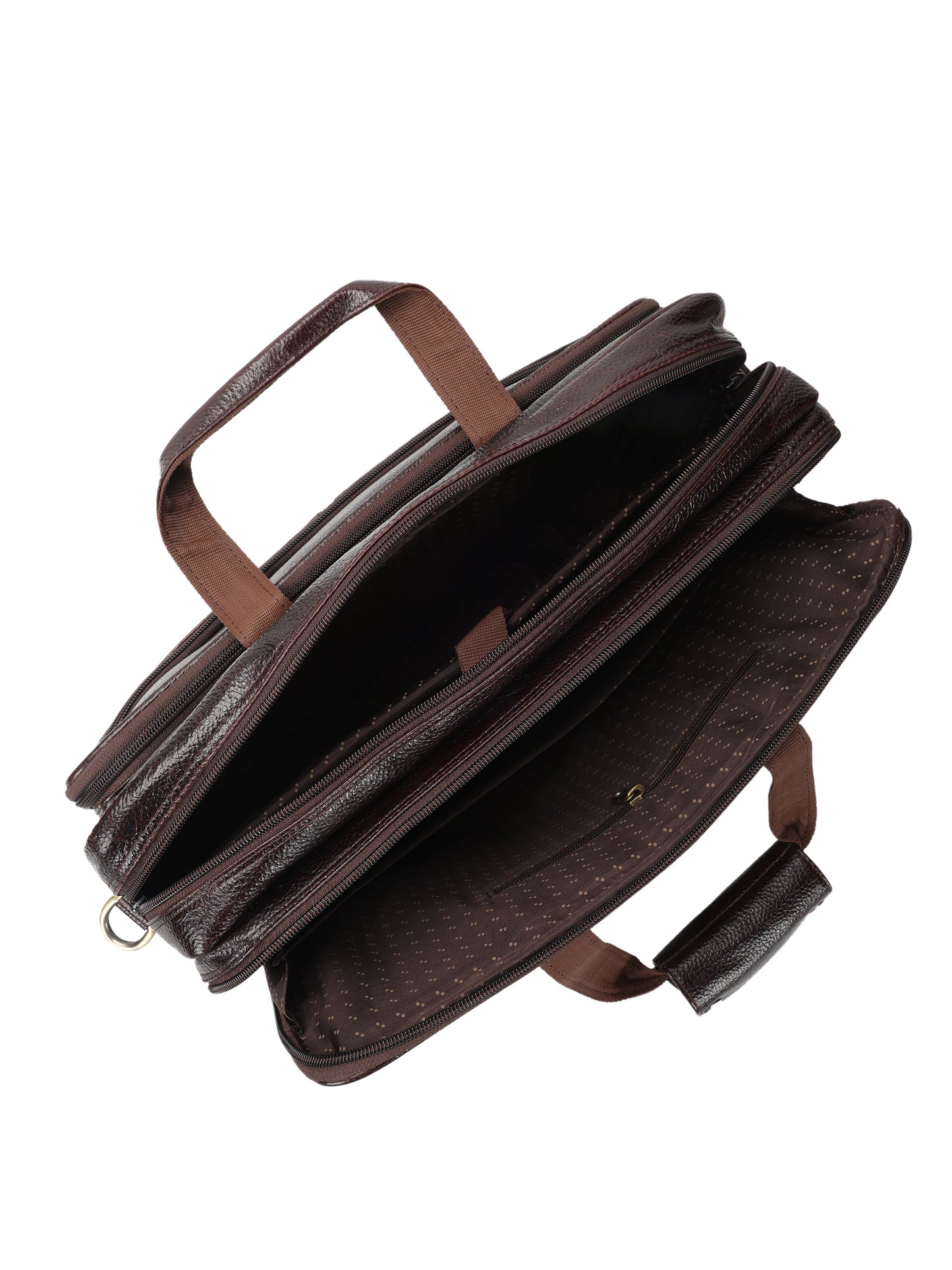 Heritage Leather Laptop Messenger Office Bag for - Brown