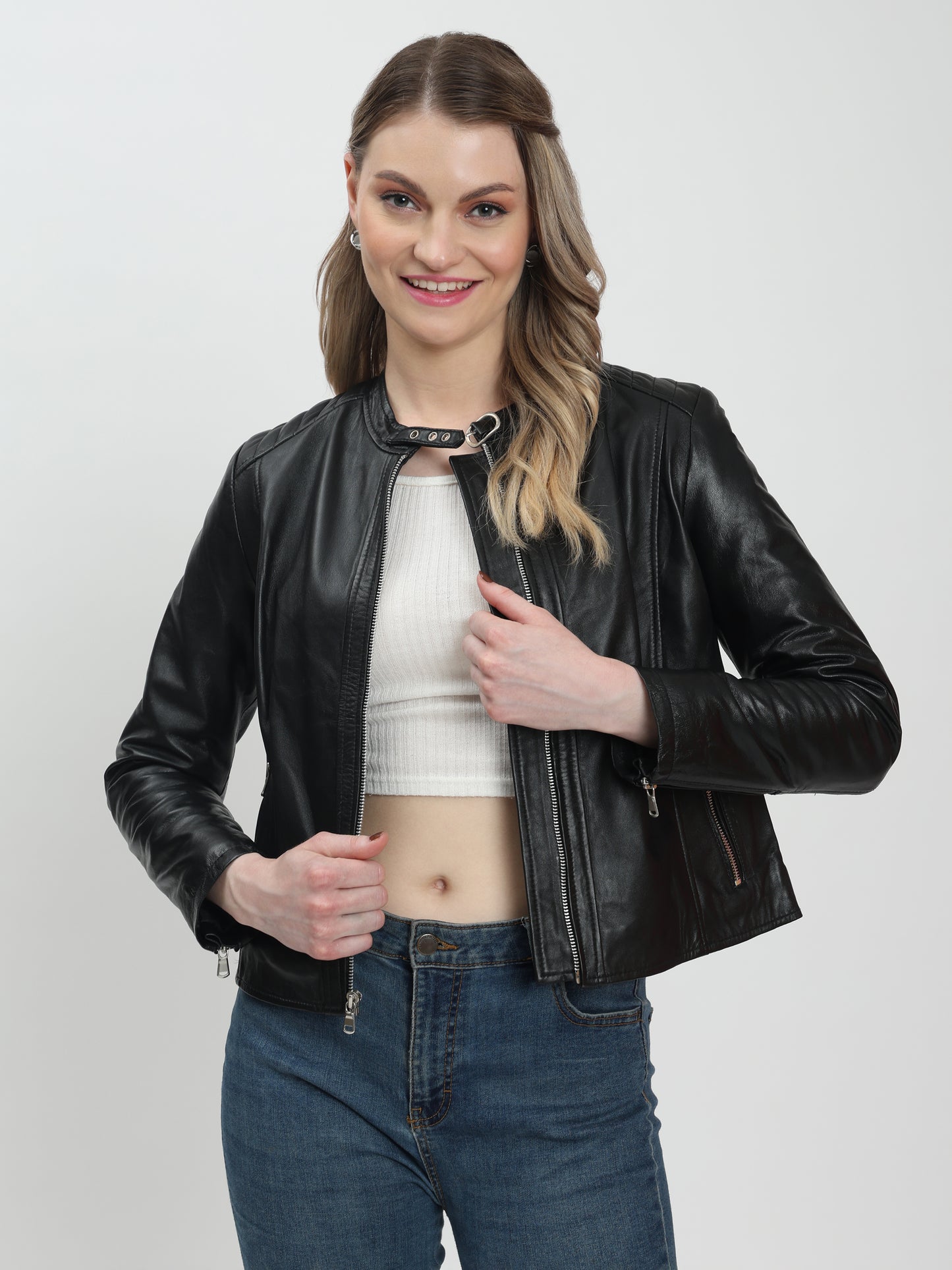 Élan Noir Classic Jacket – Black