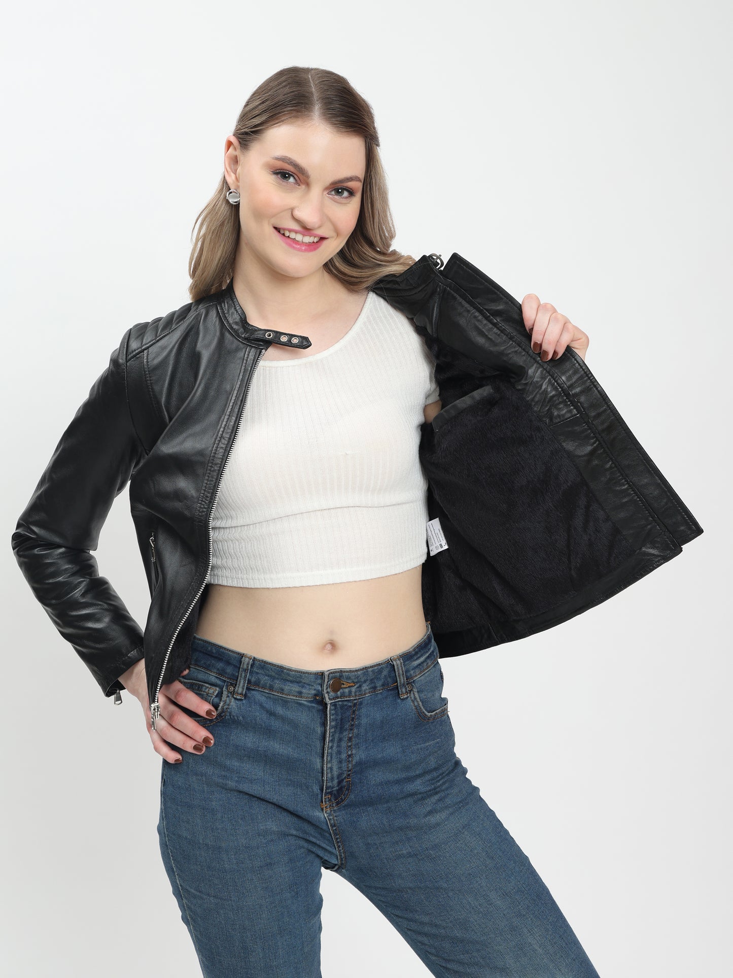 Élan Noir Classic Jacket – Black