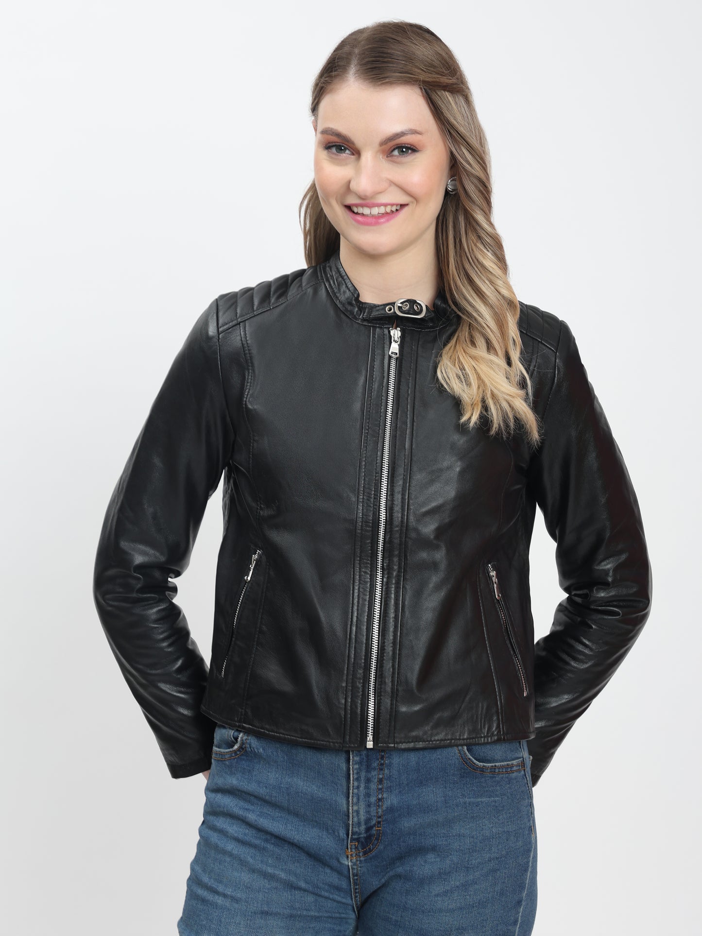 Élan Noir Classic Jacket – Black