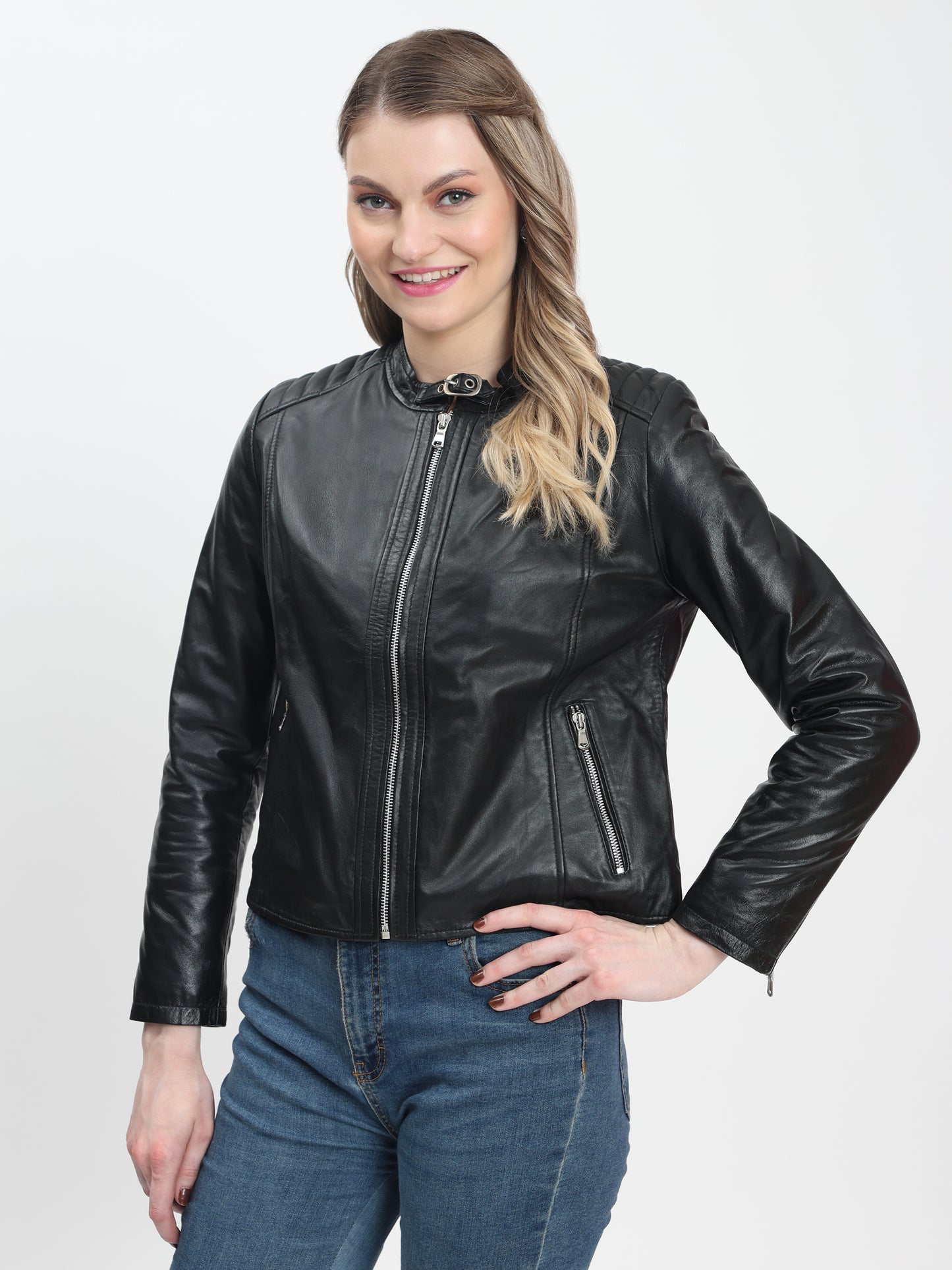 Élan Noir Classic Jacket – Black