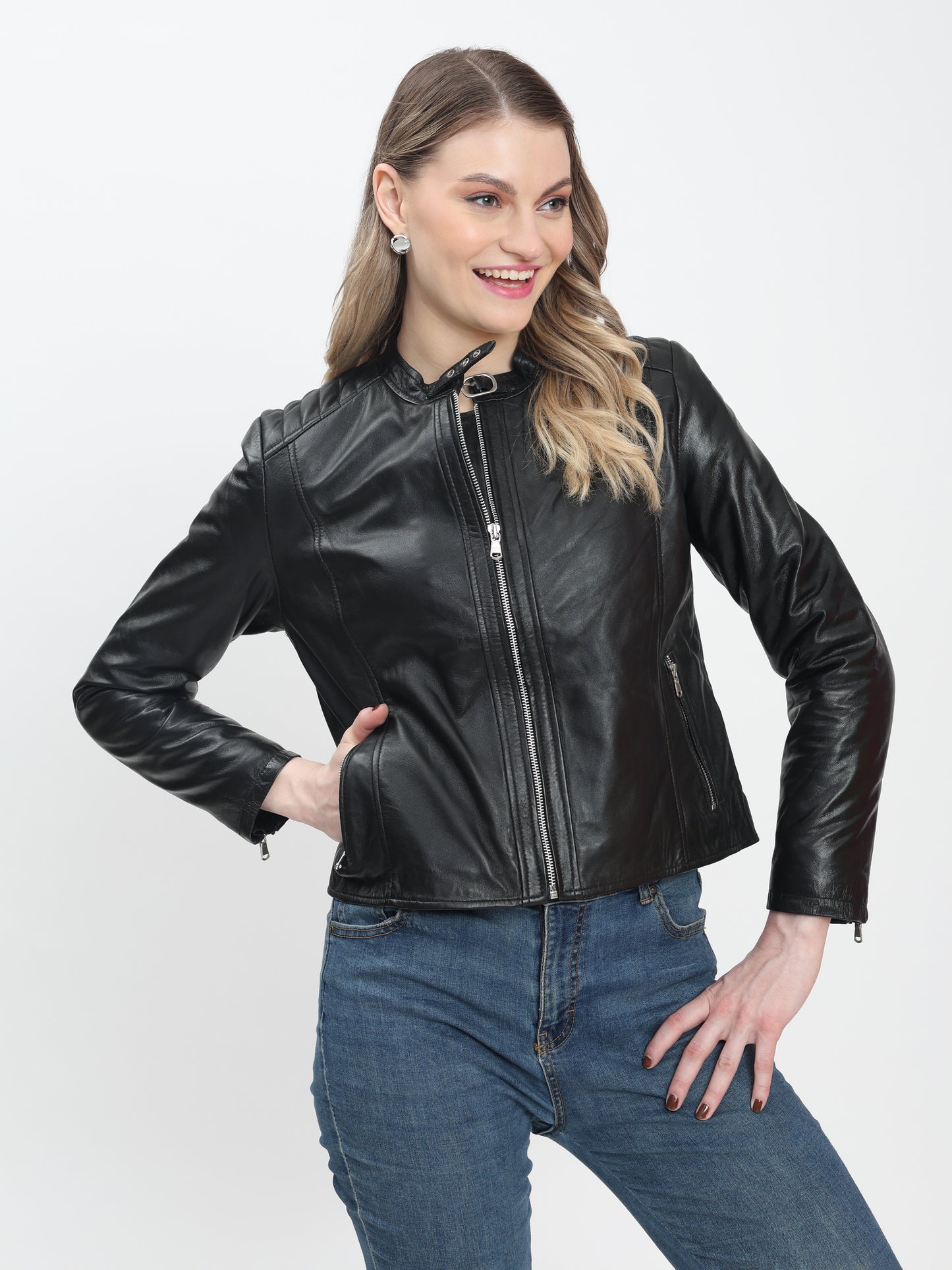 Élan Noir Classic Jacket – Black