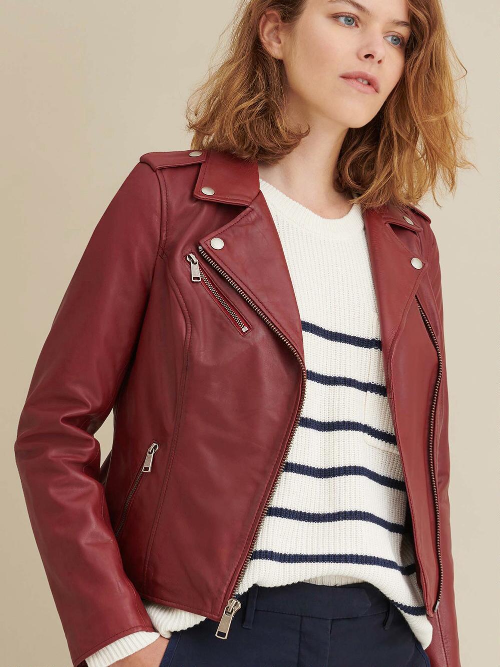 Italian Lambskin Moto Leather Jacket || Charmshilp