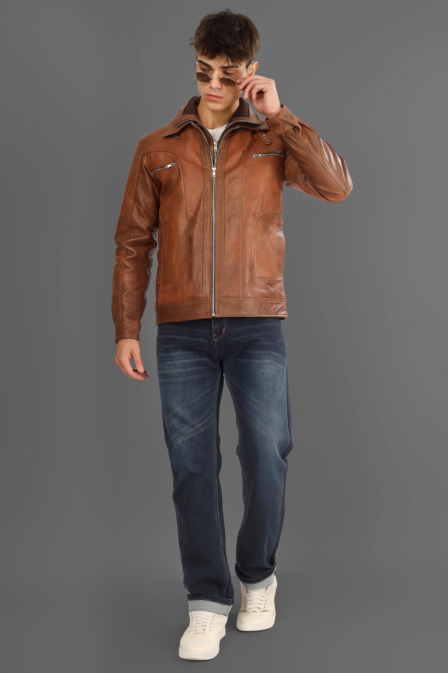 Lionheart Commander Jacket – Antique Tan