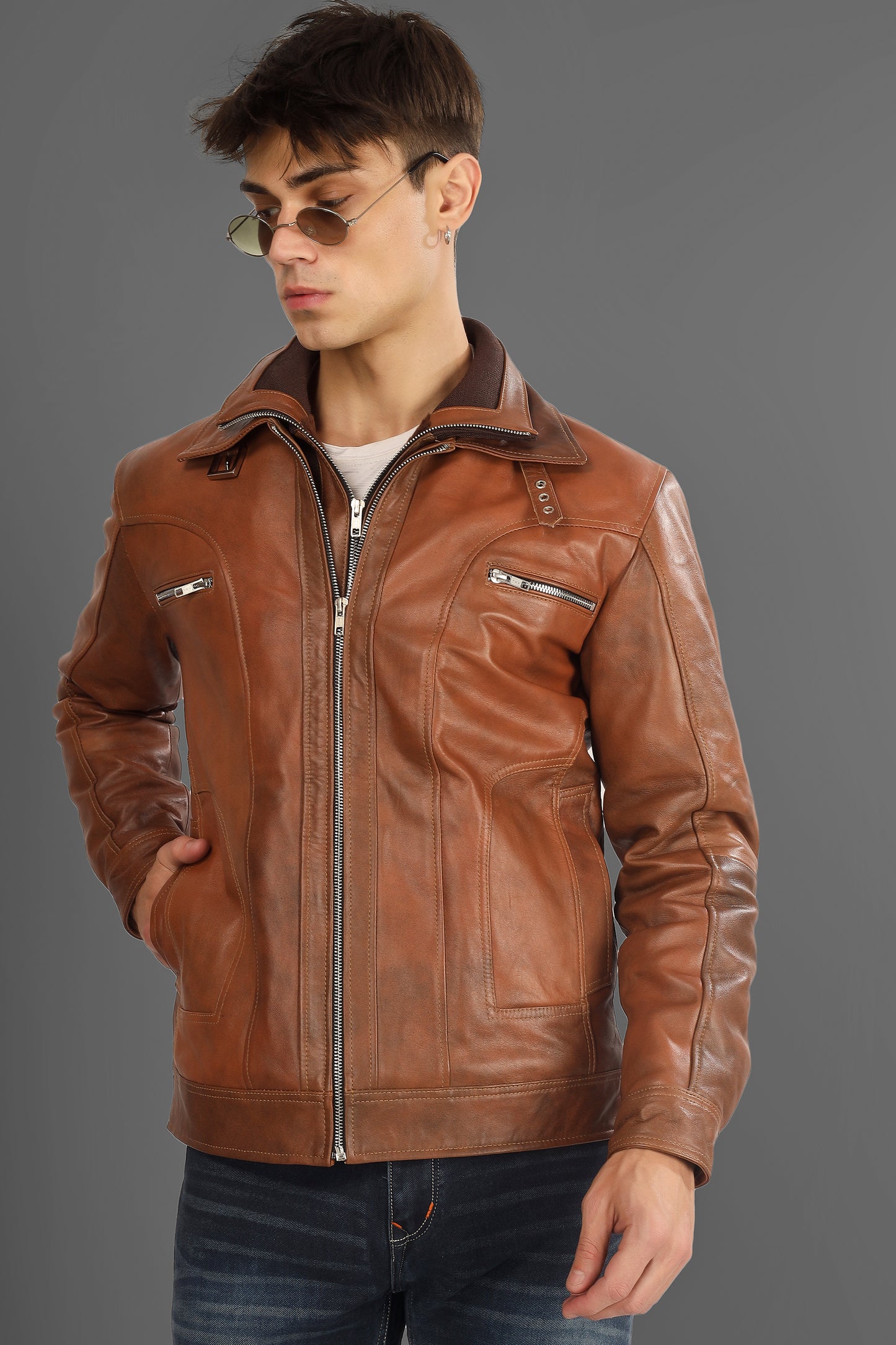 Lionheart Commander Jacket – Antique Tan