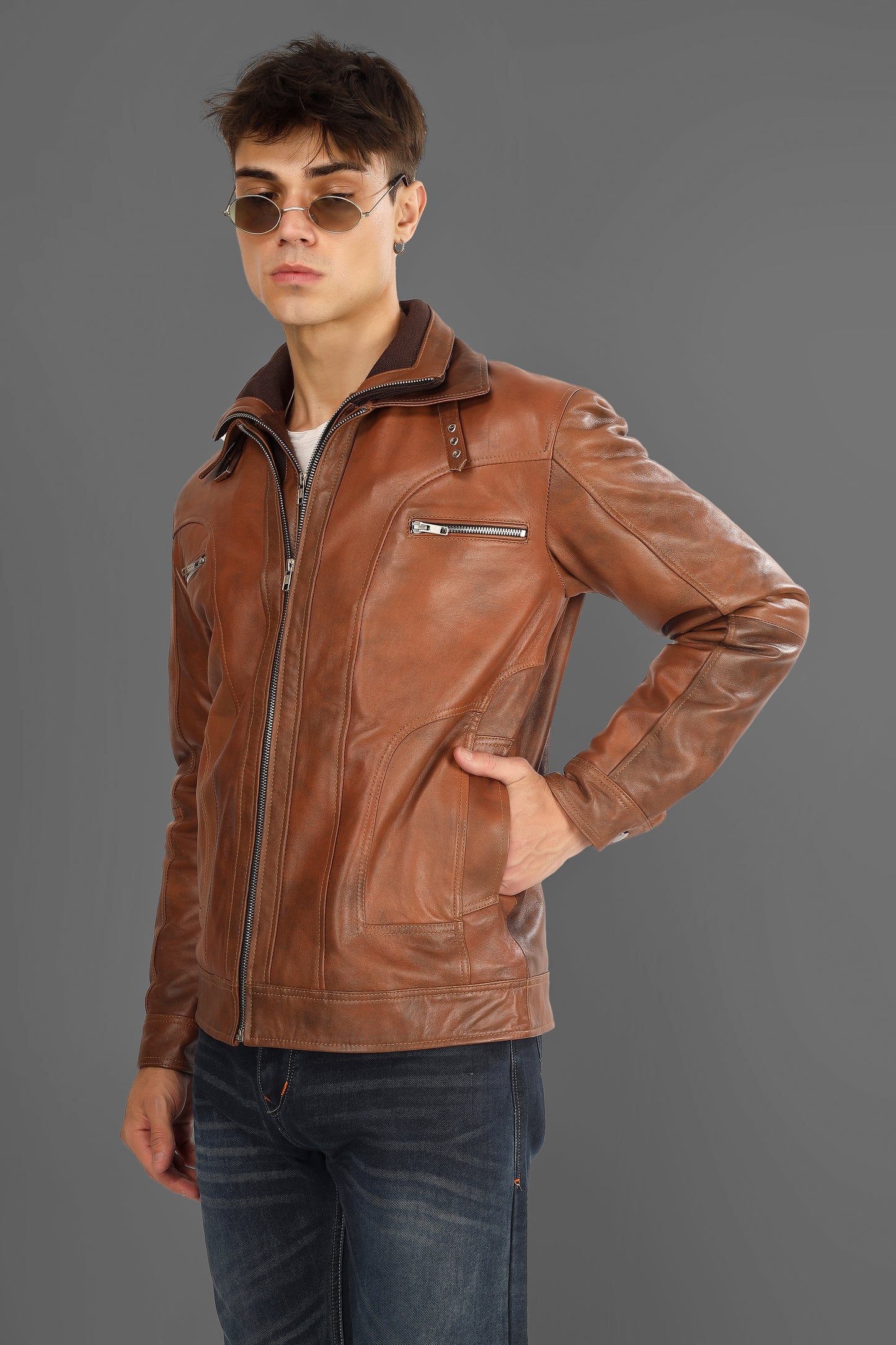 Lionheart Commander Jacket – Antique Tan