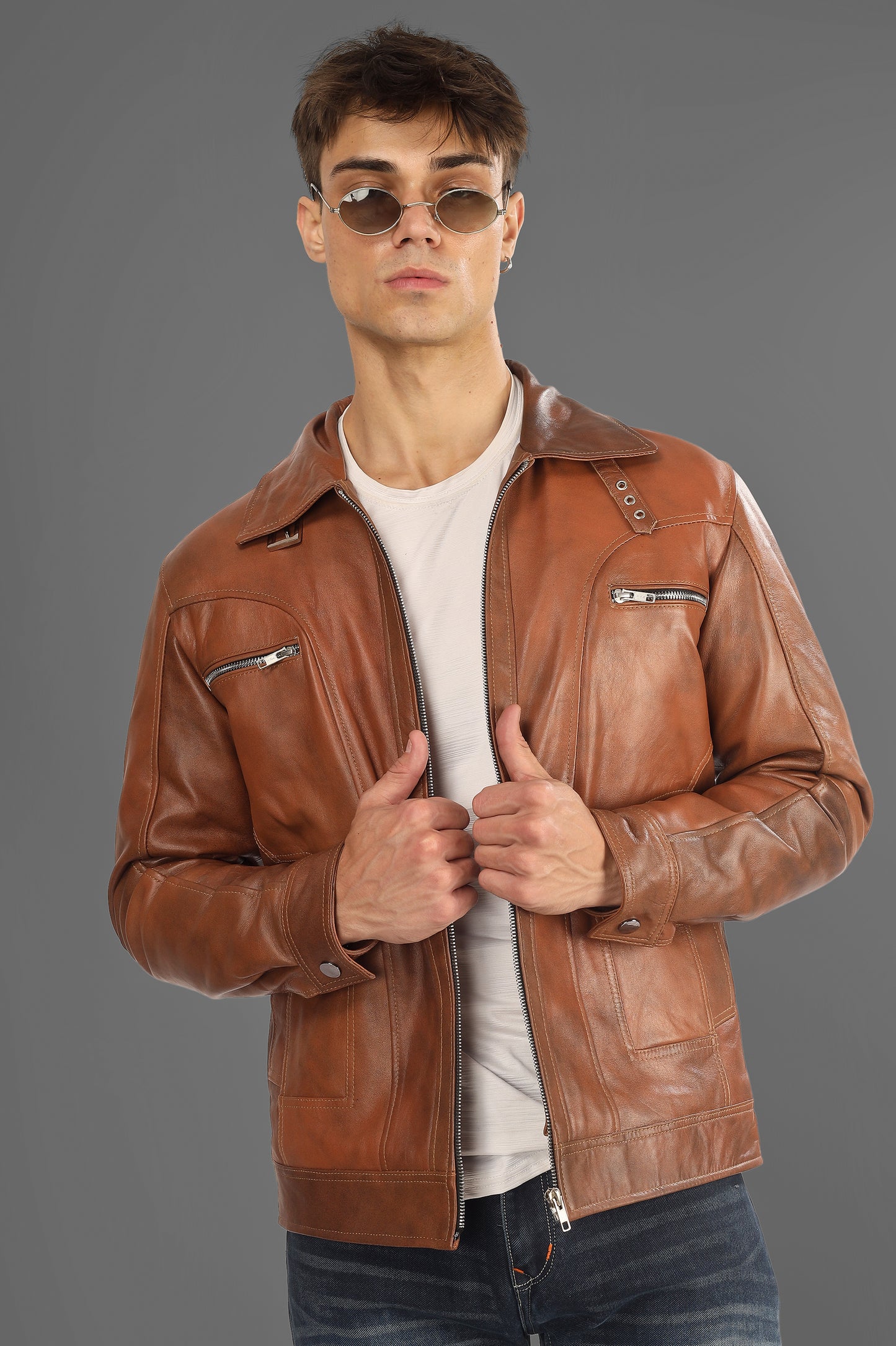 Lionheart Commander Jacket – Antique Tan