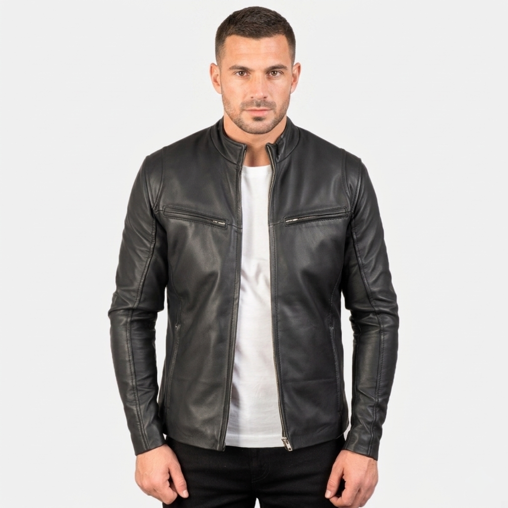 Western Second Skin Leather Jacket (Regular Fit)