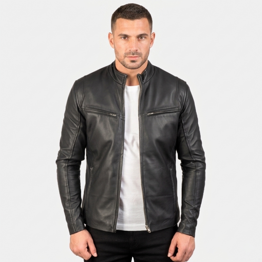 Western Second Skin Leather Jacket (Regular Fit) AU