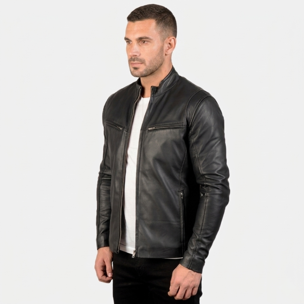 Western Second Skin Leather Jacket (Regular Fit)