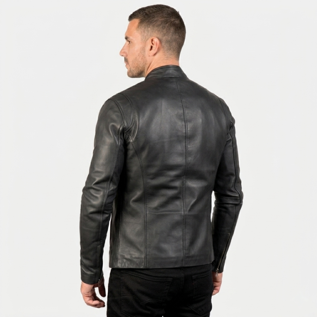 Western Second Skin Leather Jacket (Regular Fit)