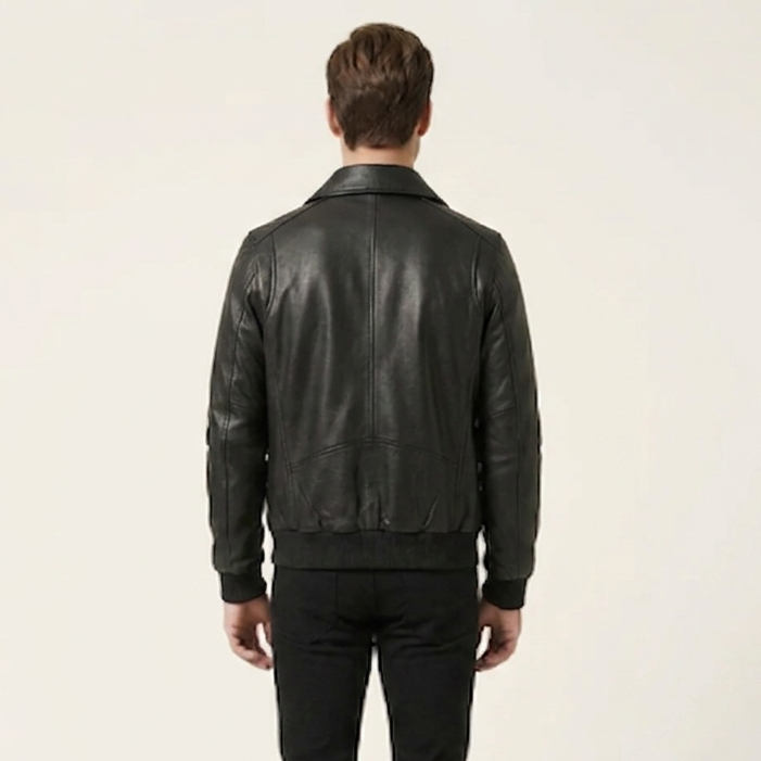 Vintage Bomber Leather jacket AU