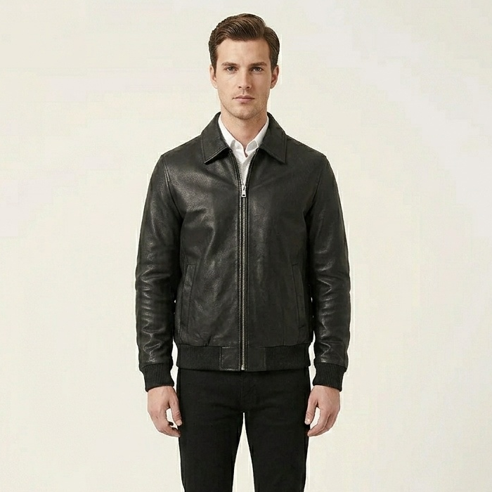 Vintage Bomber Leather jacket